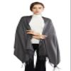 RIIQIICHY Scarfs for Women Winter Grey Pashmina Shawls and Wraps for Evening Dresses Warm Large Scarves Wedding Shawl view 1