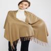 RIIQIICHY Scarfs for Women Winter Camel Pashmina Shawls and Wraps for Evening Dresses Warm Large Scarves Wedding Shawl view 3