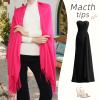 RIIQIICHY Scarfs for Women Winter Pink Pashmina Shawls and Wraps for Evening Dresses Warm Large Scarves Wedding Shawl view 2