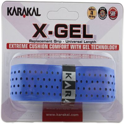 Karakal X-Gel Gel Replacement Grip - Blue - Tennis - Squash - Badminton