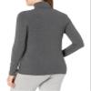 Amazon Essentials Women's Long-Sleeve Turtleneck (Available in Plus Size), Charcoal Heather, Small view 2
