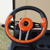 RHOX Club Car DS Aviator 4 Golf Cart Steering Wheel (Orange) view 2