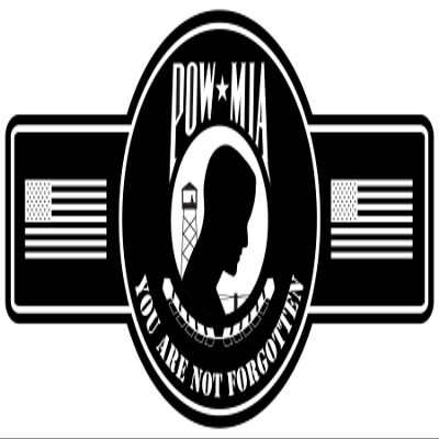 5 Piece Set |POW MIA You are Not Forgotten American Flags Sticker Decal 3x6 inches