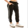 ALWAYS Women Drawstrings Jogger Sweatpants - Super Light Skinny Fit Premium Soft Stretch Pockets Track Pants Black US M (Tag L/XL) view 1