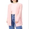 Amazon Essentials Women's Relaxed-Fit Ultra-Lightweight Open-Front Cardigan, Light Pink, X-Small view 1