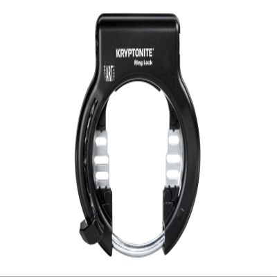 Kryptonite Ring Lock with Plug in Capability - Retractable with Flexible Mount