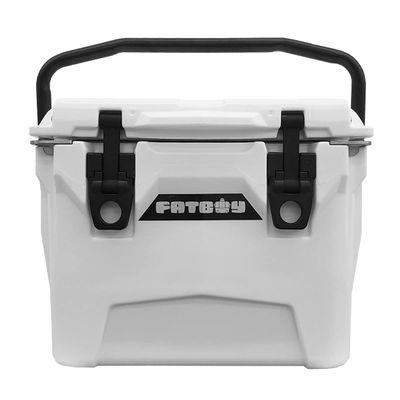 Fatboy 10QT Rotomolded Cooler Chest Ice Box Hard Lunch Box (White)