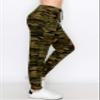 ALWAYS Women Drawstrings Jogger Sweatpants - Super Light Skinny Fit Premium Soft Stretch Camo Military Army Pockets Pants M view 3