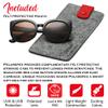 PolarSpex Toddler Sunglasses  Polarized UV Protection Cat Eye Sunglasses with Unbreakable Frame for Girls Age 2-8 view 2