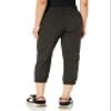 Amazon Essentials Women's Active Performance Stretch Woven 23.5" Inseam Crop Jogger Pant, Black  Original, Small view 2
