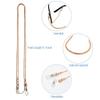 Jmkcoz Stainless Steel Eyeglass Holder Chain 80cm Eyeglass Necklace Chain, Gold view 2