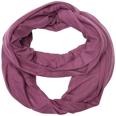 Hadley Wren Women's Classic Solid Soft Lightweight Everyday Infinity Scarf, Plum, One Size