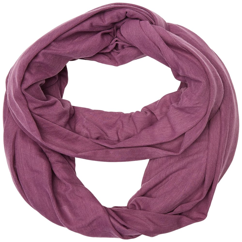 Hadley Wren Women's Classic Solid Soft Lightweight Everyday Infinity Scarf, Plum, One Size