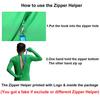 Full Bodysuit With Zipper Helper Unisex Adult Costume Without Hood Spandex Stretch Zentai Unitard Body Suit (Large, Nude) view 4