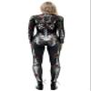URVIP Women Halloween Skeleton Costume Stretch Skinny Catsuit Jumpsuit Bodysuit Color-BAX-013 L view 2