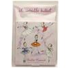 Creds KIMR1006 Izcolbeil Ballet Concert, Approx. Width 3.7 x Depth 0.2 x Height 4.1 inches (9.5 x 0.5 x 10.5 cm), Ballet Square Mirror, Made in Japan view 3
