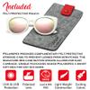 PolarSpex Toddler Sunglasses  Polarized UV Protection Cat Eye Sunglasses with Unbreakable Frame for Girls Age 2-8 view 2