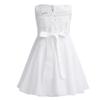 Agoky Kids Girls Sequined Sleeveless Flower Girl Dress Wedding Bridesmaid Party Dresses Ivory 4 view 2