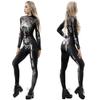 URVIP Women Halloween Skeleton Costume Stretch Skinny Catsuit Jumpsuit Bodysuit Color-BAX-013 XL view 3