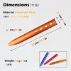 TRIWONDER Tent Stakes Pegs for Snow Sand Beach Canopy Heavy Duty Ground Anchor Stakes Tent Nail Aluminum U-Shaped Camping Hiking Backpacking 6Pcs (Red - U-Shaped - 12.2 Inches) view 2