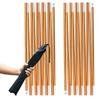 TRIWONDER Tent Poles Replacement Aluminum Camping Rod Accessories Pre-Assembled Tent Pole Repair Kit, 2 Pcs (11.8ft (360cm)) view 1