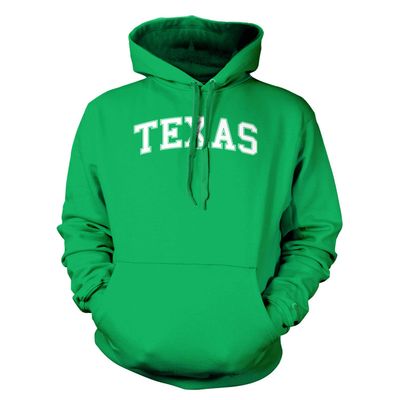 Haase Unlimited Texas - State School University Sports Unisex Hoodie Sweatshirt (Kelly, X-Large)