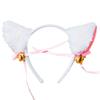 Beelittle Cat Cosplay Costume Kitten Ears Tail Collar Paws Cat Cosplay Collection 5 Pack (White) view 3