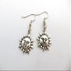 Sun Earrings - Summer Earrings - Sun Jewelry - Planet Jewelry - Beach- Dangling Earrinngs view 3