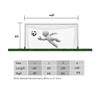 Soccer Net, Easy Fold-Up Portable Goal Net for Training, Sports Match Football Practice 8x6FT view 4