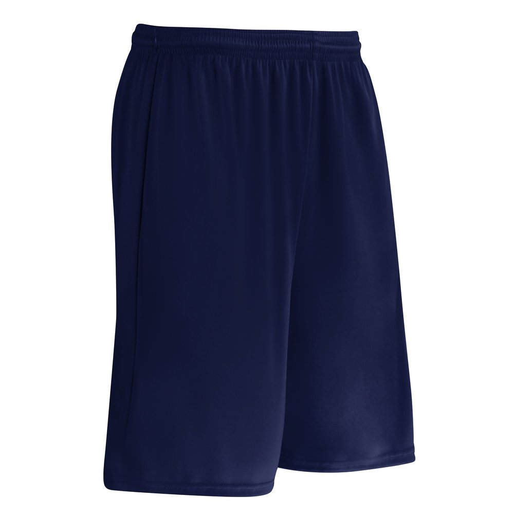 CHAMPRO Women's Standard Clutch Basketball Shorts, Navy, Large