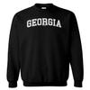 Georgia - State School University Sports Unisex Crewneck Sweatshirt (Black, Small) view 1