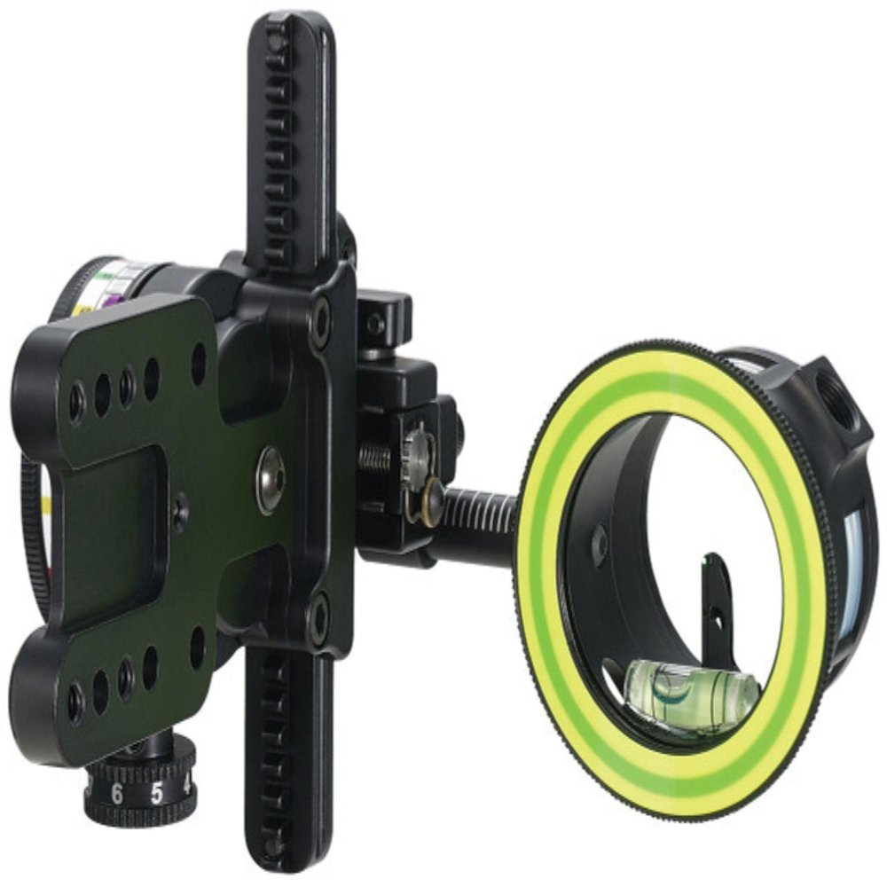 Spot Hogg Tommy Hogg MRT | Single Pin Bow Sight | Right/Left Handed | Pin Size .01/.019/.029 | Made in The USA (Left Handed, .01 Pin Diameter)