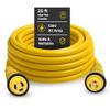 Amp Up 125v 30 Amp Shore Power Cord, 25ft Heavy Duty Marine, Boat, and RV NEMA L5-30 Power Cord with Twist Lock, Watertight Molded Ends, and UL Listed from a US Based Company view 1
