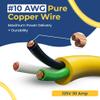 Amp Up 125v 30 Amp Shore Power Cord, 25ft Heavy Duty Marine, Boat, and RV NEMA L5-30 Power Cord with Twist Lock, Watertight Molded Ends, and UL Listed from a US Based Company view 4