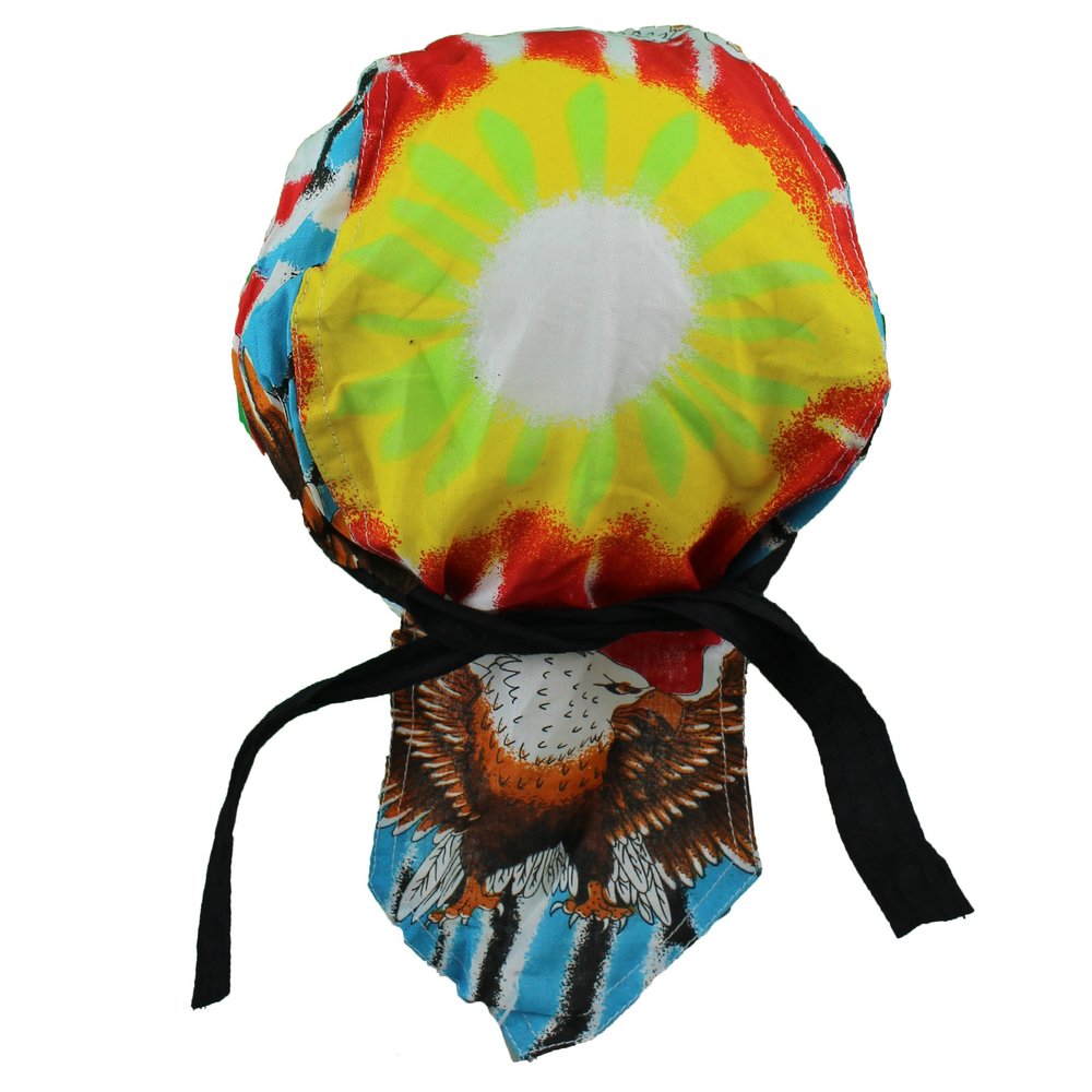 Biker Life Tye Dye Eagle Du-Rag Multi