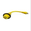 Amp Up Marine & RV Cords 125v 30 Amp Female x 15 Amp Male Marine Shore Power Cord Pigtail Boat Adapter - 21103 view 3