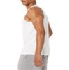 Amazon Essentials Men's Quick Dry Tech Stretch Active Sleeveless Tank Top Workout Shirt, White, Large view 2