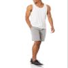 Amazon Essentials Men's Quick Dry Tech Stretch Active Sleeveless Tank Top Workout Shirt, White, Large view 4