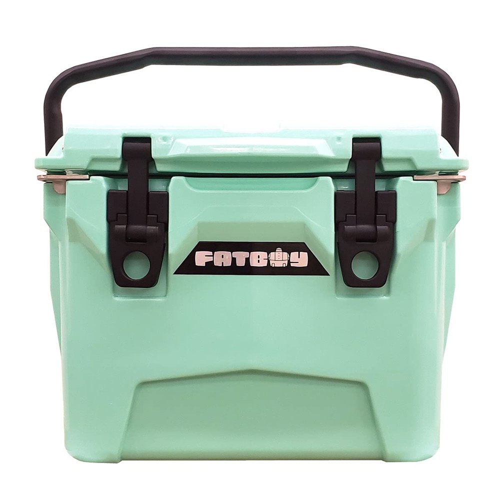 Fatboy 10QT Rotomolded Cooler Chest Ice Box Hard Lunch Box (Seafoam)