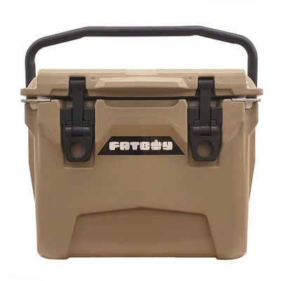 Fatboy 10QT Rotomolded Cooler Chest Ice Box Hard Lunch Box (Sand)
