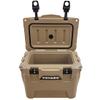 Fatboy 10QT Rotomolded Cooler Chest Ice Box Hard Lunch Box (Sand) view 2