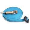 35' Flat Cotton Web Lunge Line with Bolt Snap & Rubber Stop - by Southwestern Equine (35', Turquoise) view 1