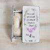 Custom Rustic Wedding Ring Box, Personalized Ring Bearer Box. White Ring Box, Wood Box, Purple roses Wreath box, Roses box, Flowers ring box Summer wedding box Ring Holder ngagement Wreath roses box view 1