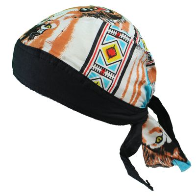 Biker Life Wold Tribal Du-Rag Multi