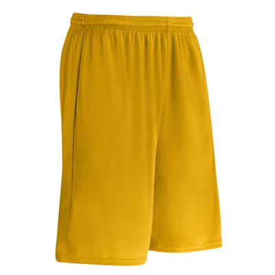 CHAMPRO Women's Standard Clutch Basketball Shorts, Gold, 2X-Large