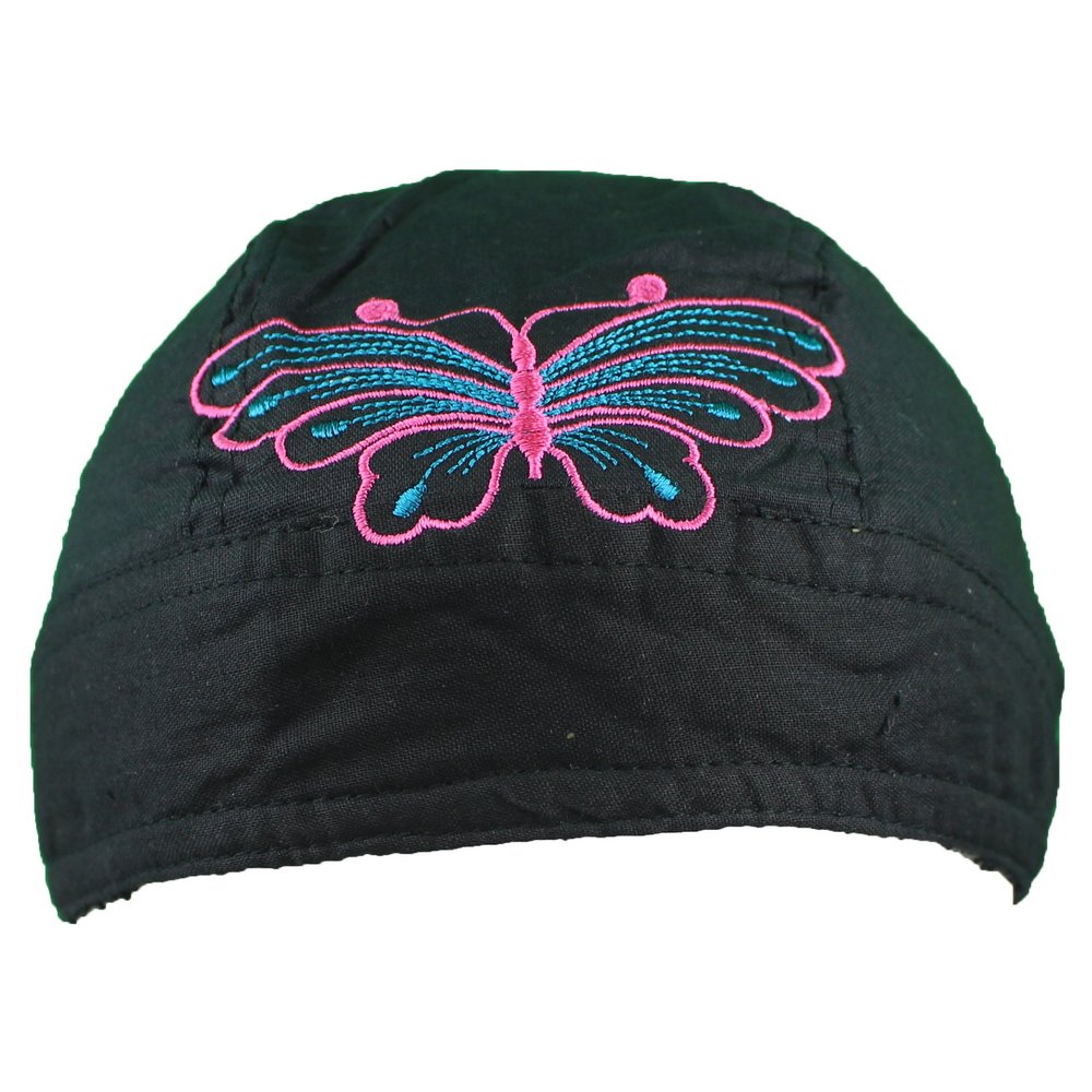 Biker Life Pink Butterfly Du-Rag
