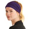 CHARM Purple Headband for Women, Japanese Style Bandana Head Bands for Men and Women, Stretch Hair Band for Daily Wear by Casualbox M view 1