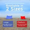 Red Suricata Family Beach Tent & Canopy, UPF50 Sun Shade, 4 Aluminum Poles, Sand Shovel, Medium Portable Sun Shelter (Medium, Orange) view 2