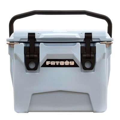 Fatboy 10QT Rotomolded Cooler Chest Ice Box Hard Lunch Box (Light Blue)
