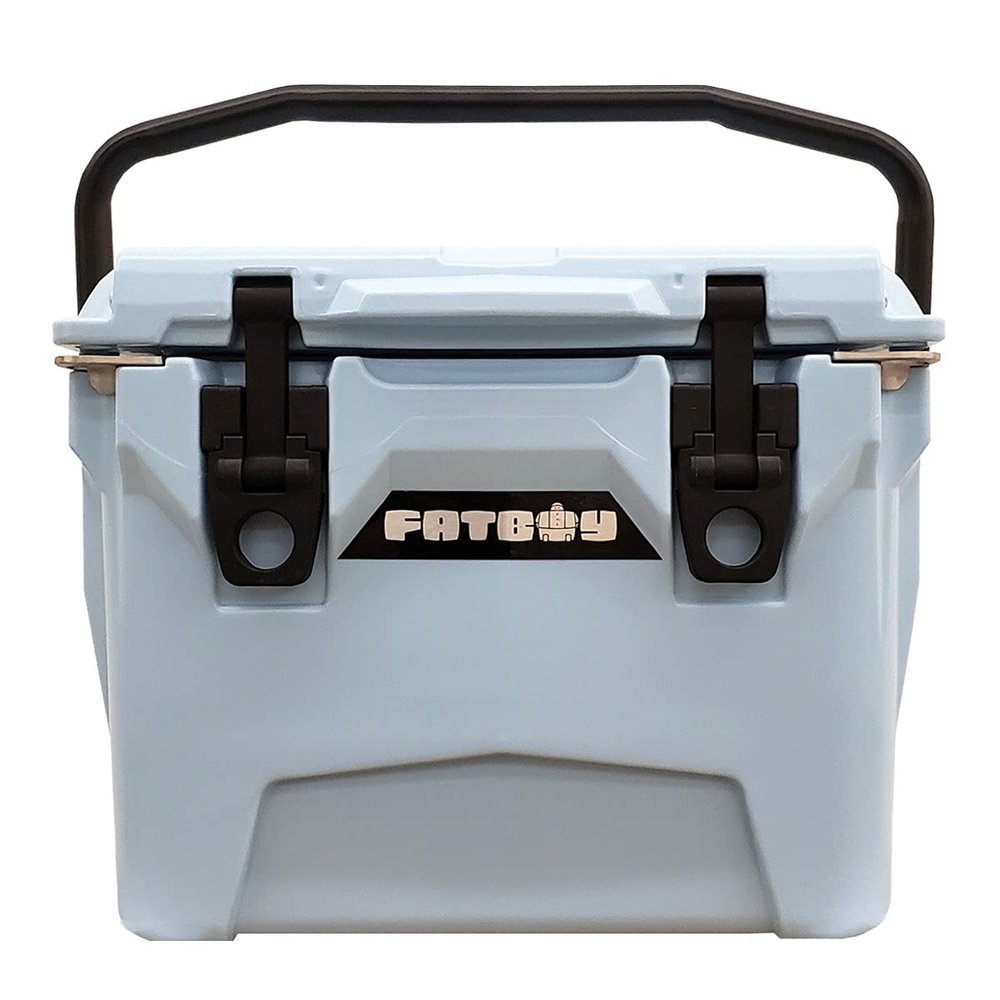 Fatboy 10QT Rotomolded Cooler Chest Ice Box Hard Lunch Box (Light Blue)